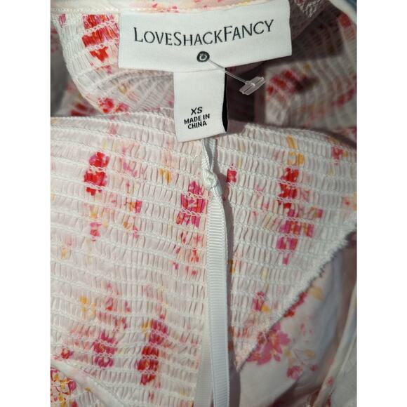 LoveShackFancy x Target Cosette Dress Cottagecore Floral Midi NWT Prairie XS - Picture 4 of 11